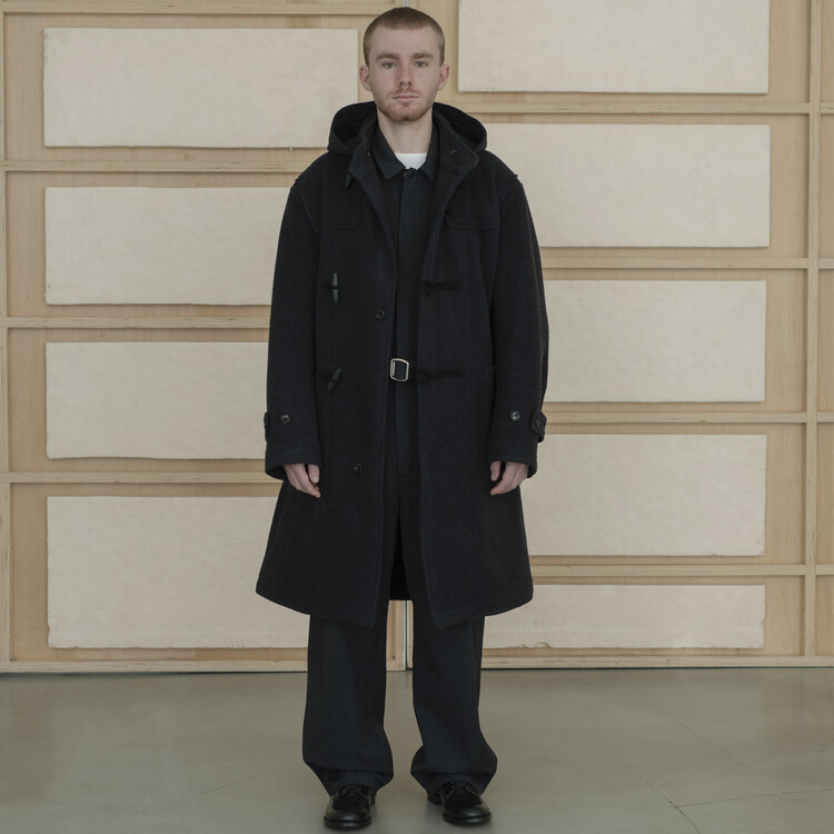 PHIGVEL Naval Duffle Coat Charcoal