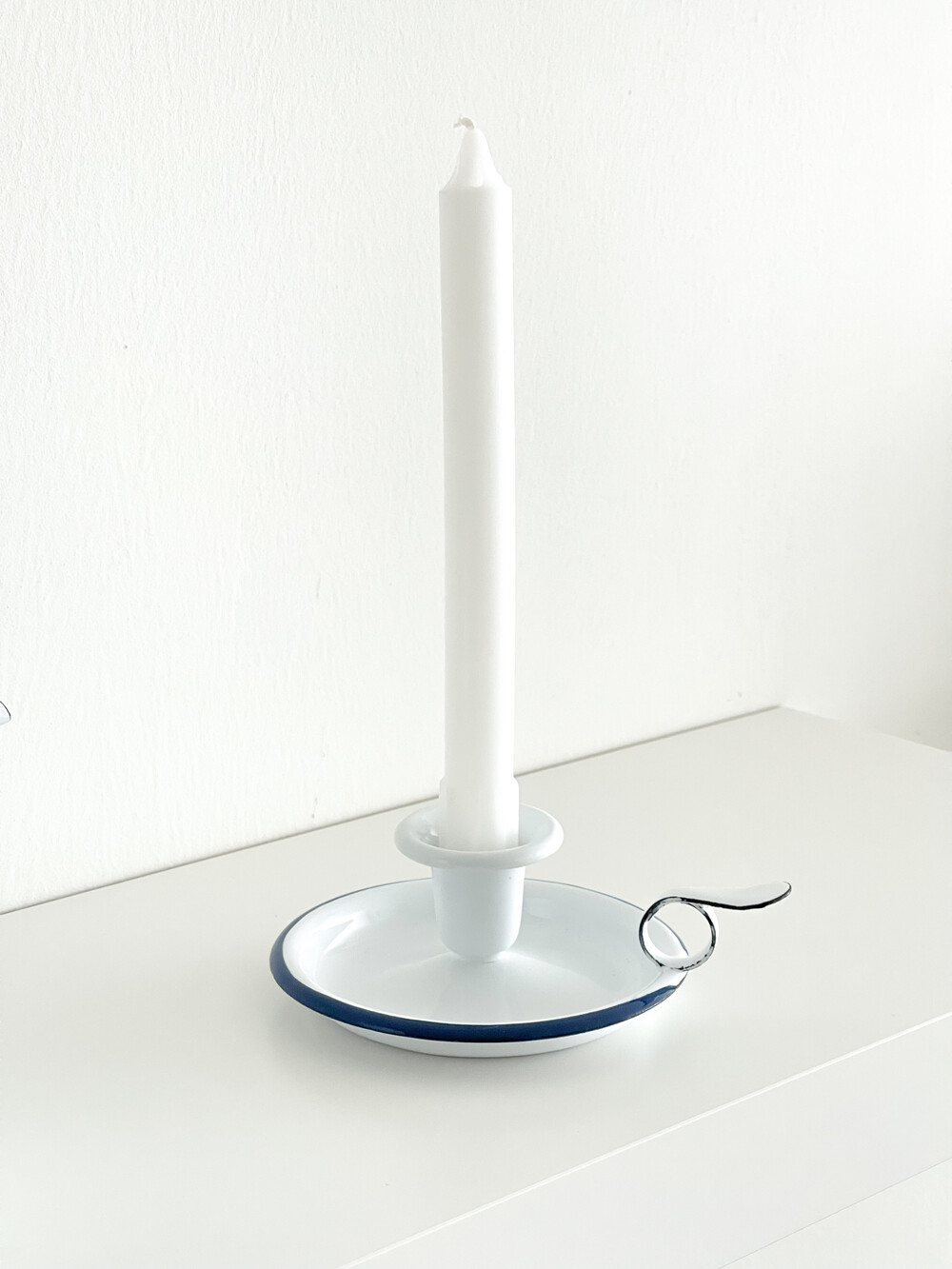 Enamel Candle Holder