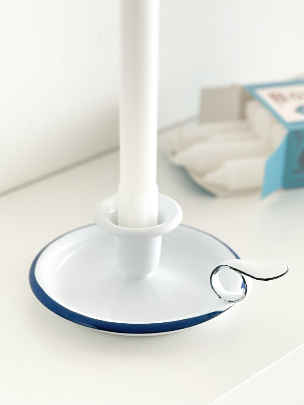 Enamel Candle Holder