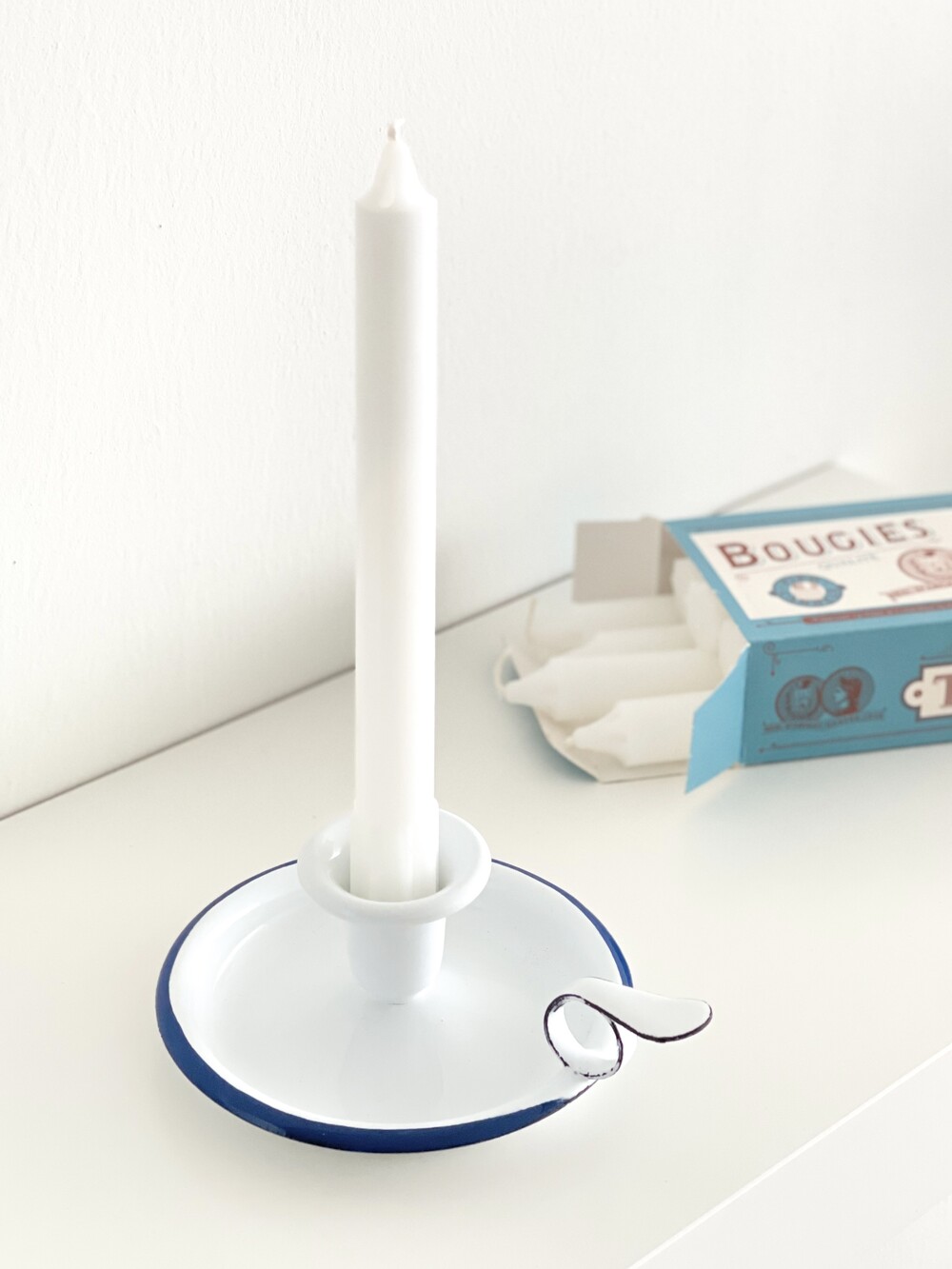 Enamel Candle Holder