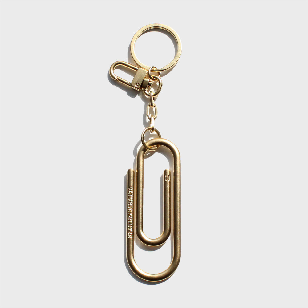 BIG PAPER CLIP KEYRING S