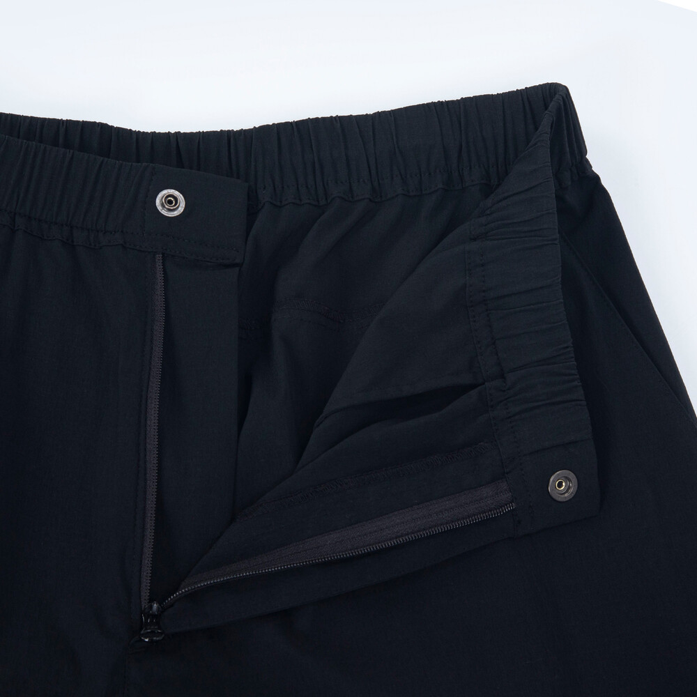 VENTILATION CURVED PANTS (BLACK)