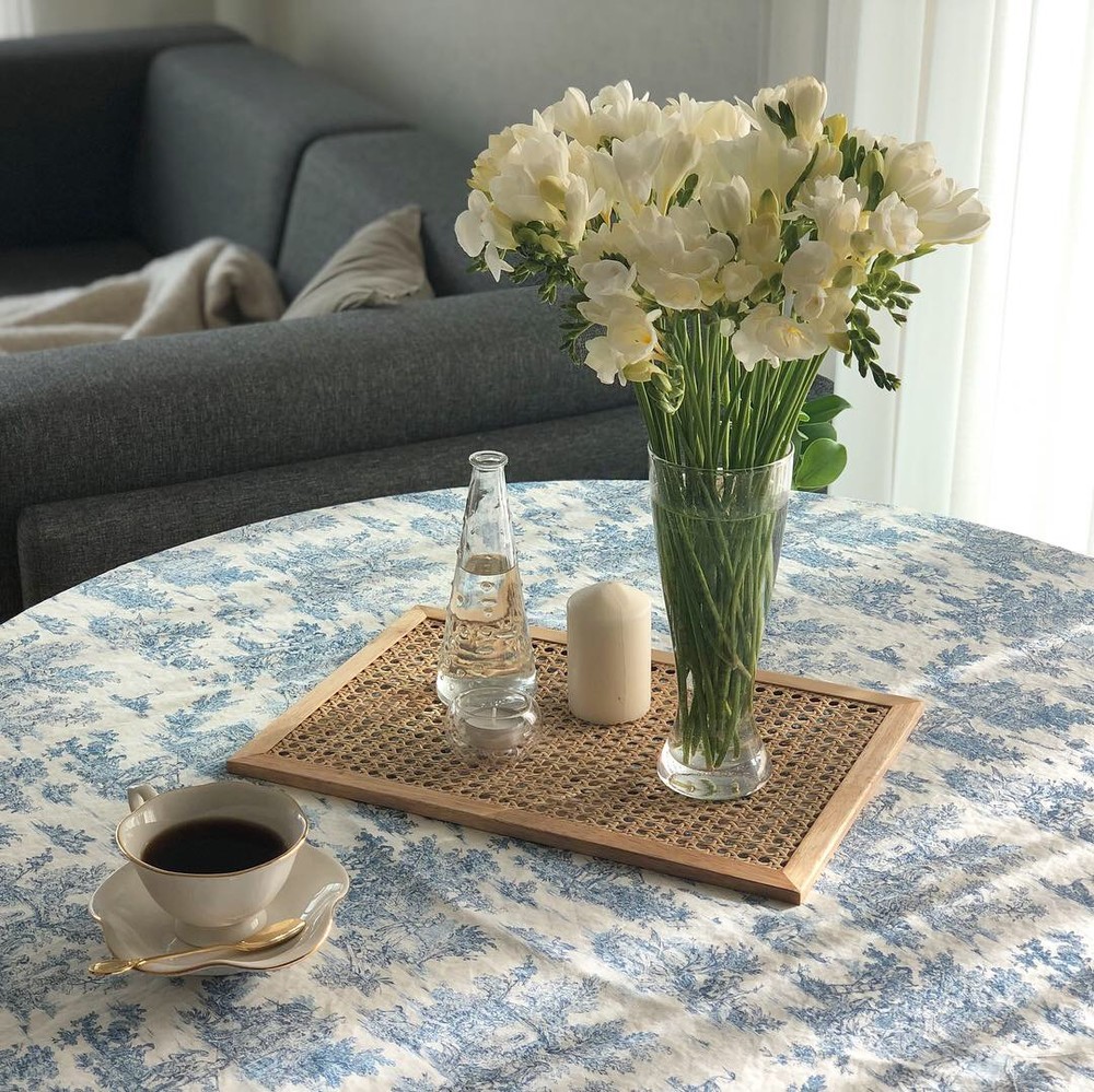 vamir cane table mat (사각 테이블 매트)