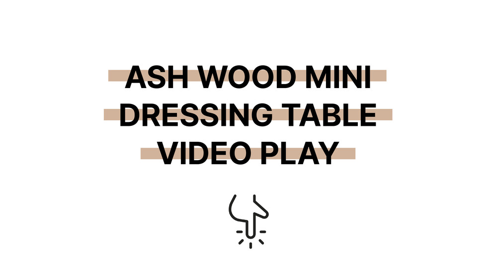 애쉬원목미니화장대