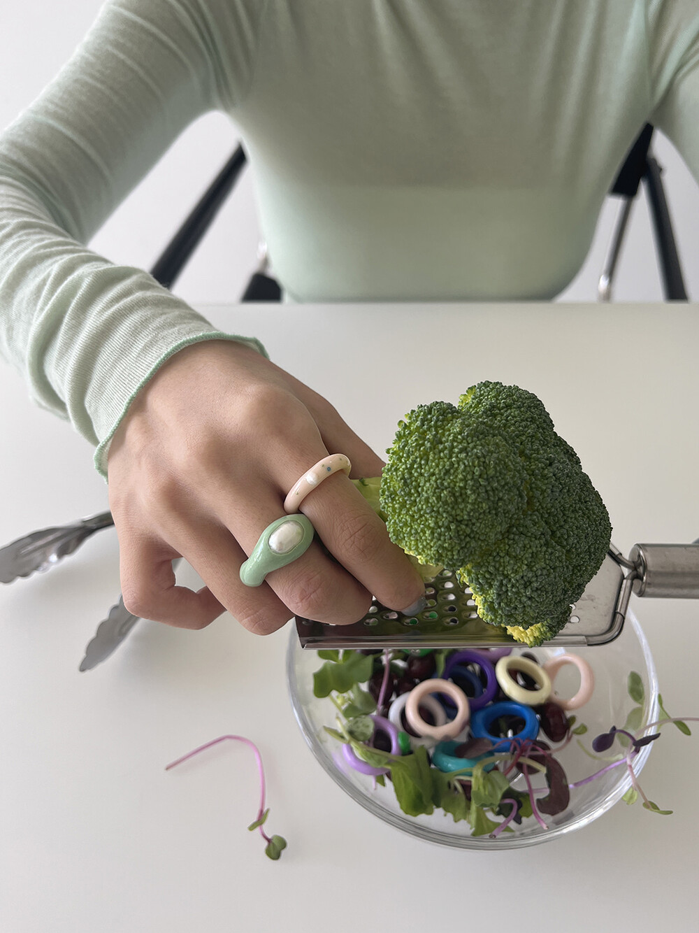 nff Oyster Pearl Ring