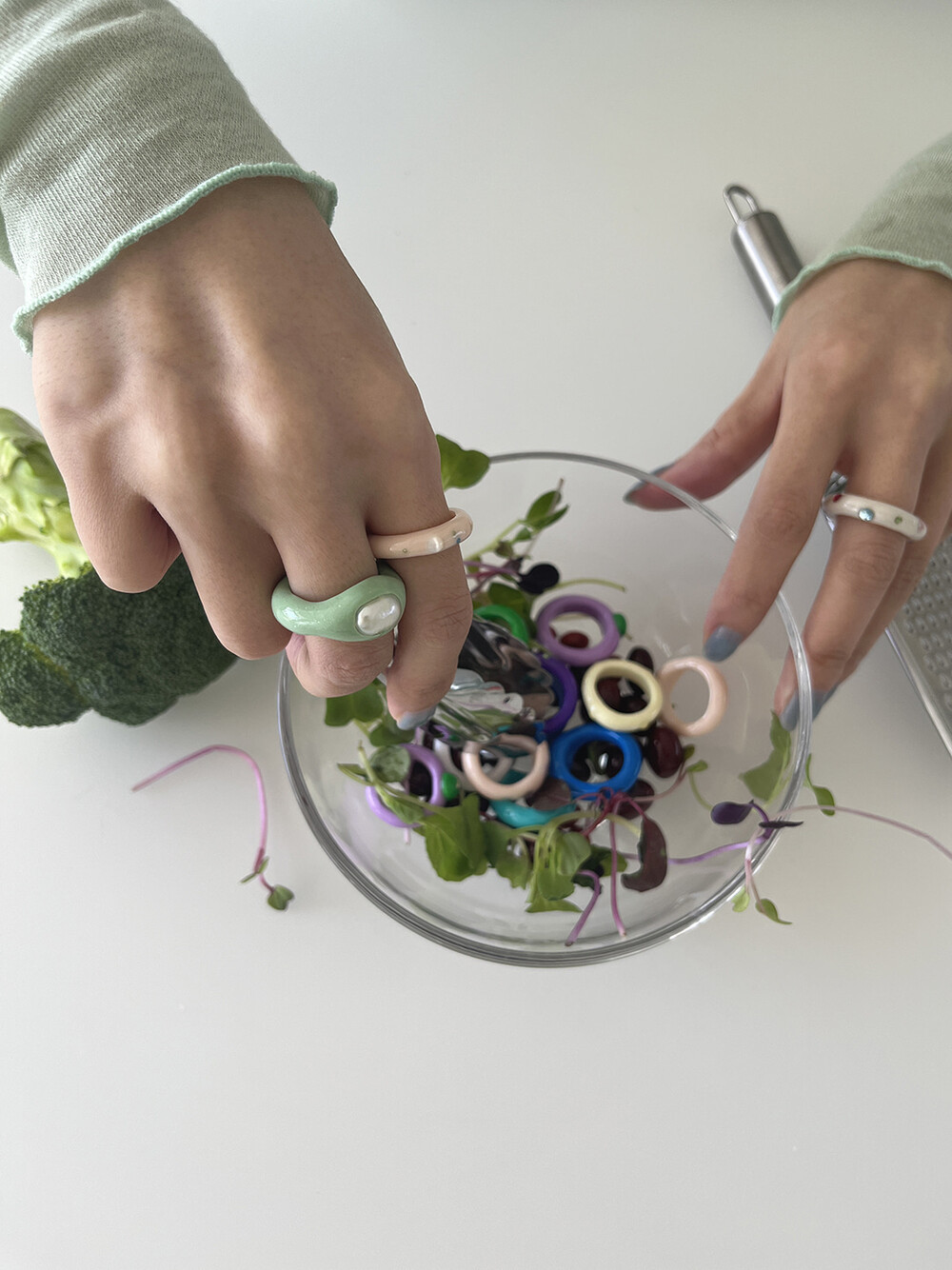 nff Oyster Pearl Ring