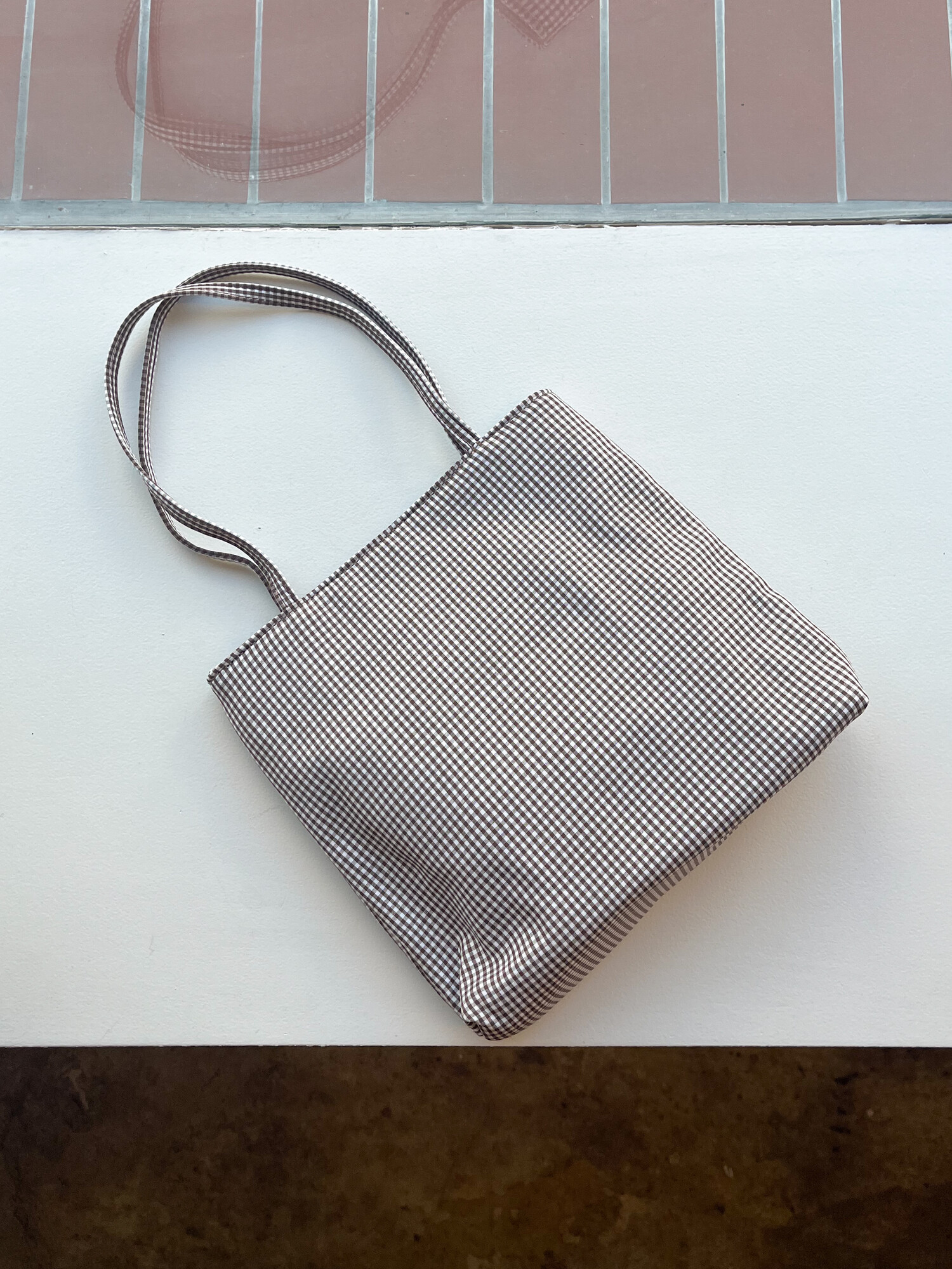 ★hai★ Bobbie Bag Brown Gingham Hai Bobbie Bag - Brown Gingham
