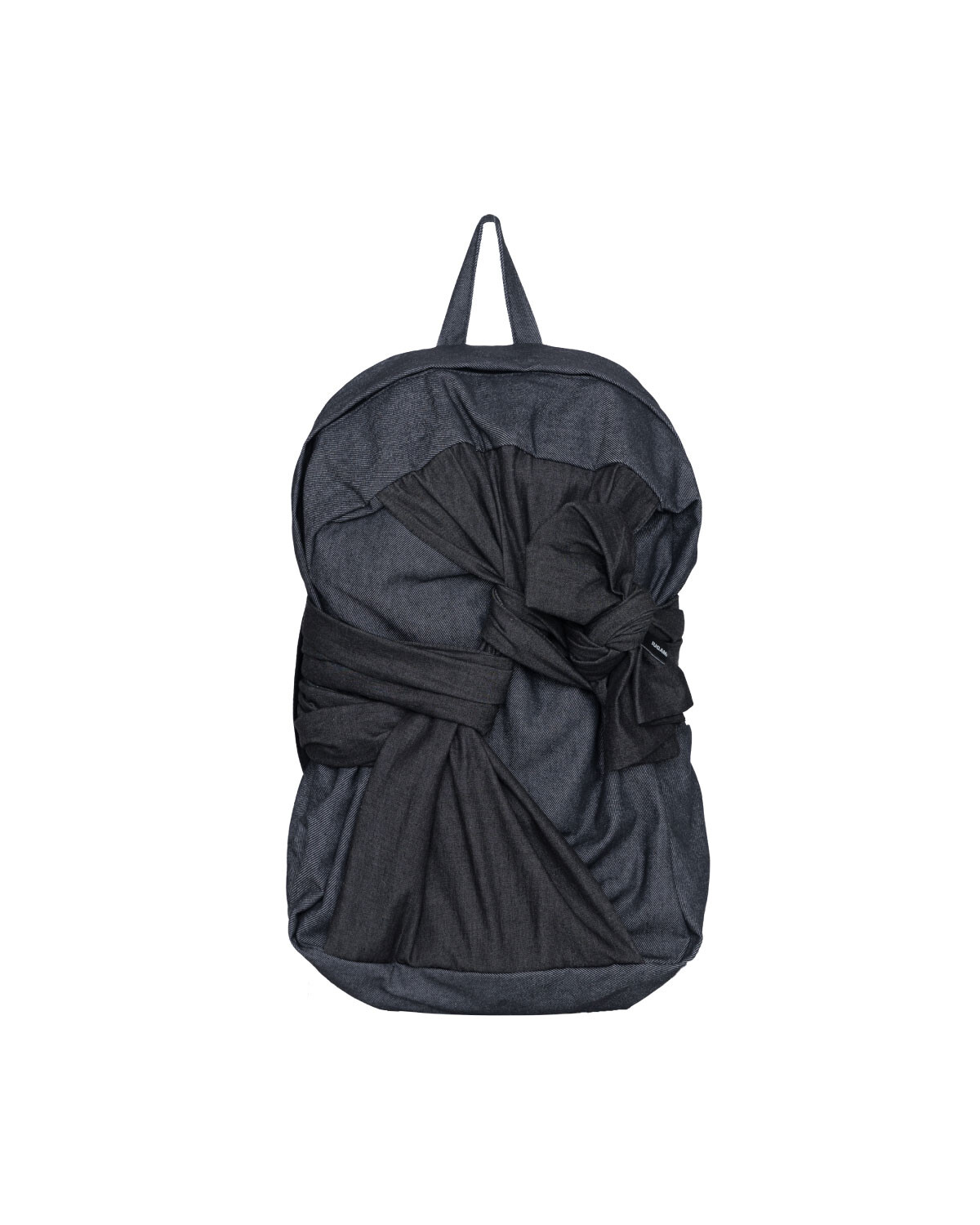 Knotted Backpack (Denim-Black)