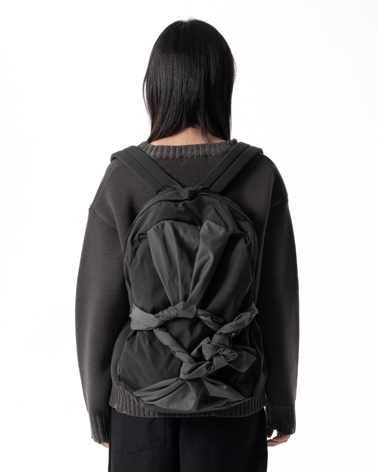 Knotted Backpack (Olive Green)