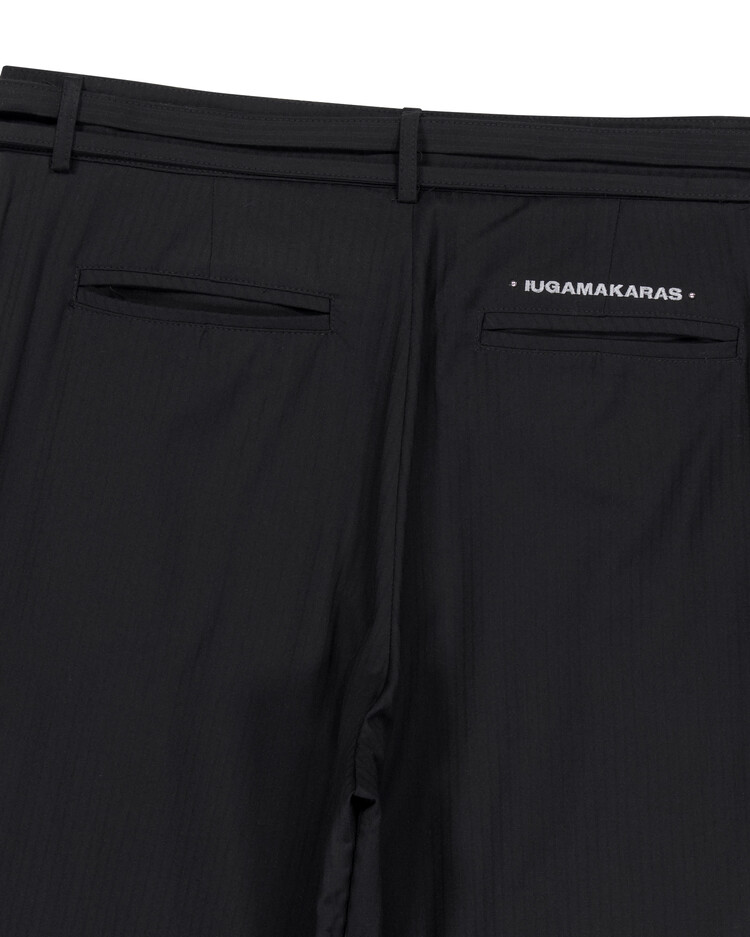パンツ IUGAMAKARAS Belted Striped Trousers 2 Colors Belted Striped Trousers (Black) - IUGAMAKARAS