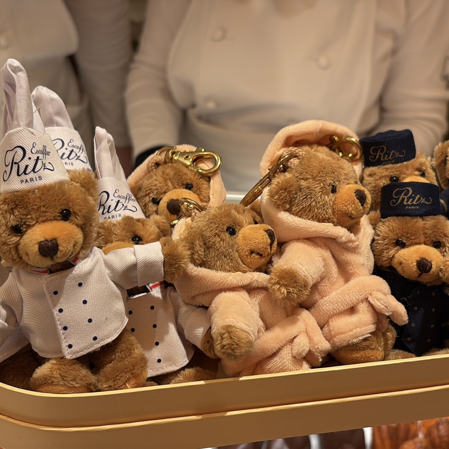 小物 Ritz Paris spa teddy bear key ring Ritz Paris】 ホテル 記念品 テディベア キーリング [正規品