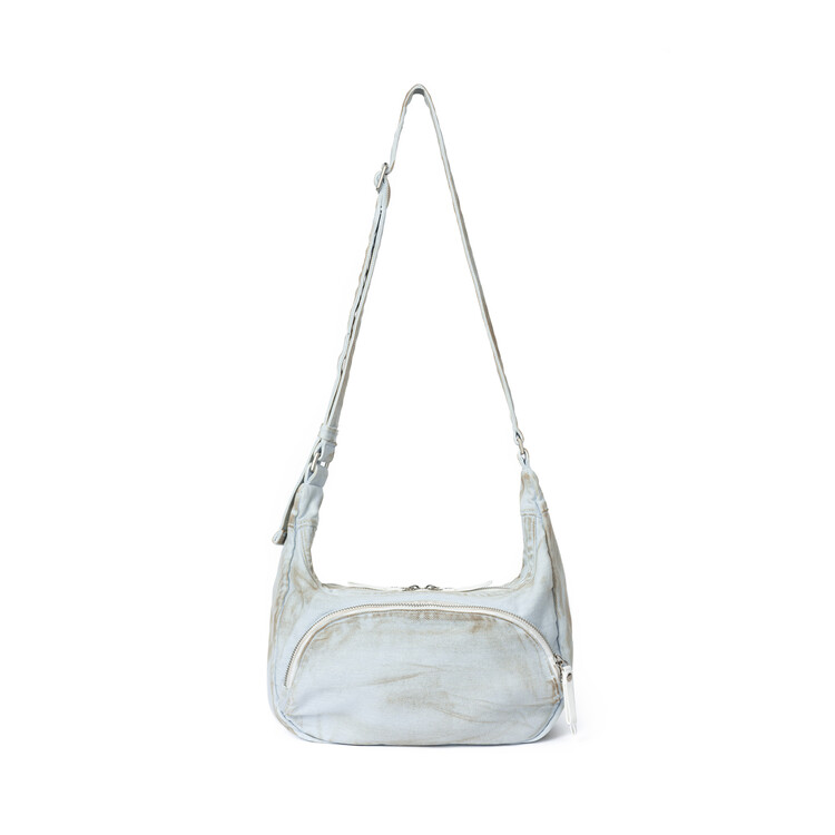 ☆HAH ARCHIVE☆ After Prey Edition Perry Washed Hobo Bag Sky After Pray Edition] Ferry Washed Hobo Bag (Sky)