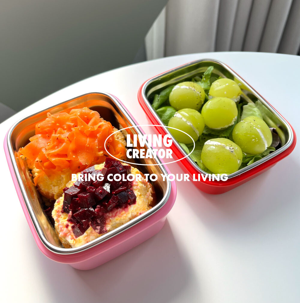 지켜텐 480ml 560ml 1100ml 다이어트 식단 실러드와 직장인 도시락용기