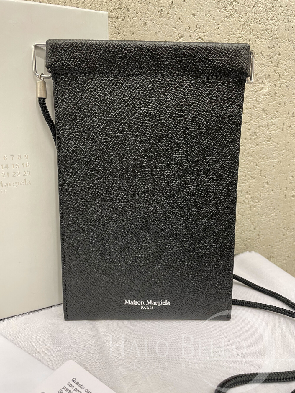 通信販売サイト MaisonMargiela ショルダーポーチ S55UI0207 黒 メンズ