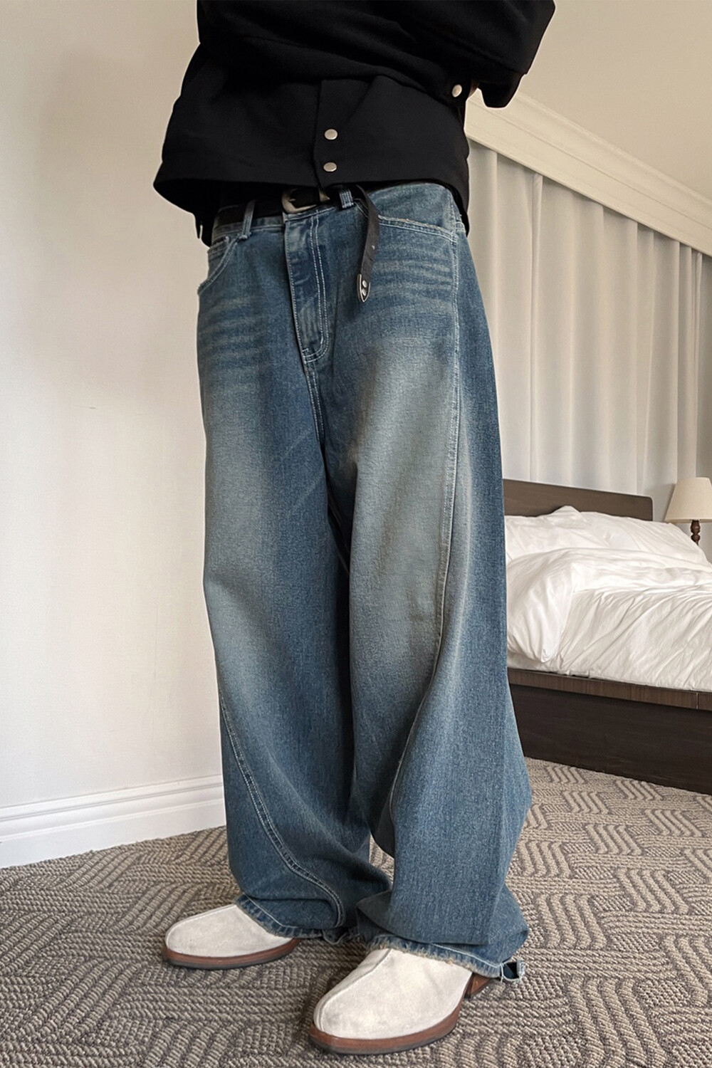 Ameri VINTAGE - Ameri VINTAGE WASHER RELAX PANTSの+