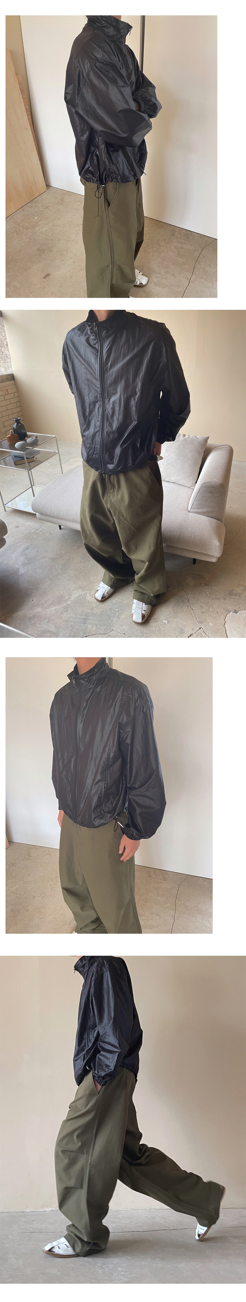 glossy crop zip up jacket