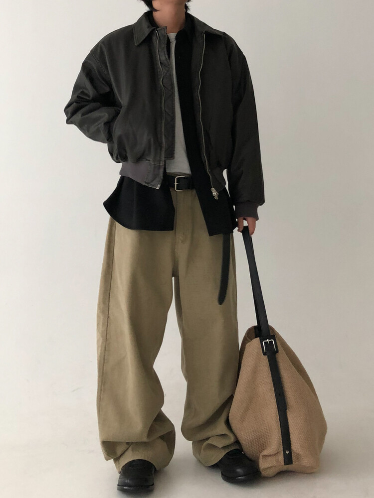 peach napping wide pants