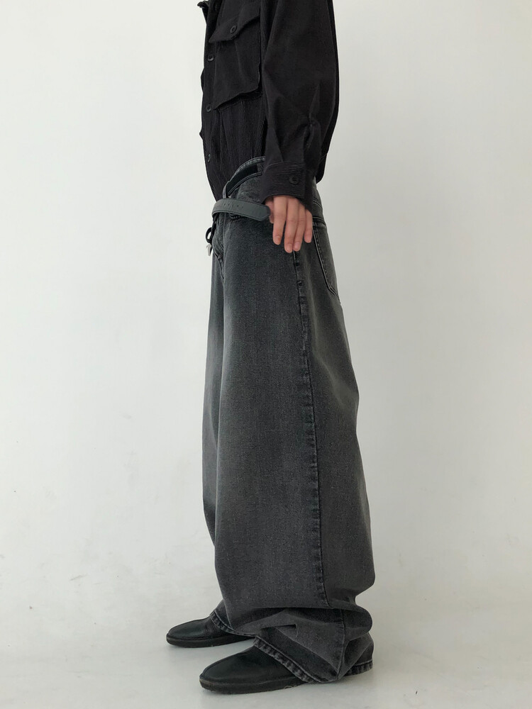 sand brush wide jean