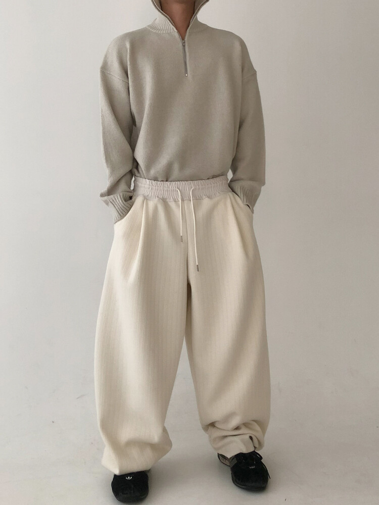 oslo half zip up knit