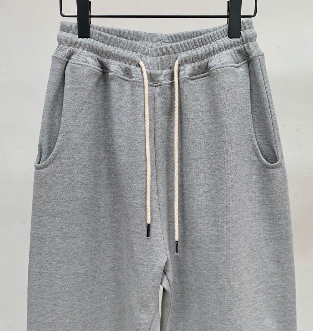 string jogger pants / grey