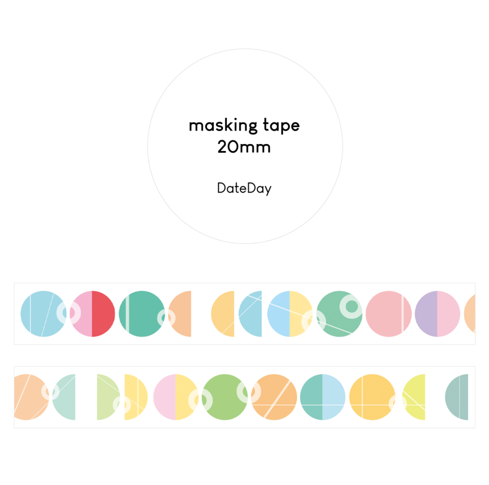 Masking tape - Round mix (Spring)