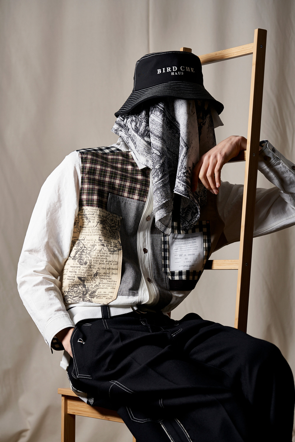 버드 체(BIRD CHE) HAUS 02 WHITE COTTON PATCHWORK SHIRTS - 사이즈 & 후기 | 무신사
