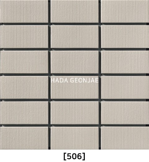 아이코트료와 안센트타일 506번 컬러 / 하다건재 일본타일 ICOT RYOWA 아이콧료와