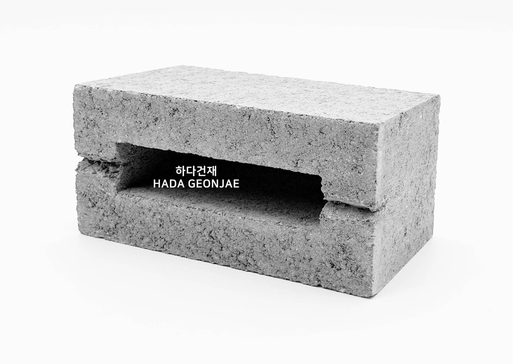 디자인 콘크리트블럭 담장벽돌 Q1-B / 하다건재 큐블럭