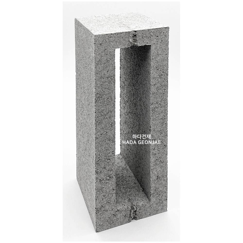 디자인블럭 콘크리트블럭 담장벽돌 Q2 / 하다건재 큐블럭