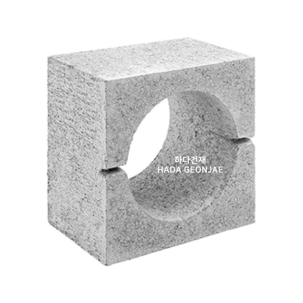 디자인블럭 콘크리트블럭 담장벽돌 Q5-S / 하다건재 큐블럭