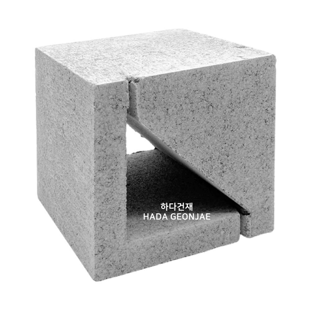 디자인블럭 콘크리트블럭 담장벽돌 Q6 / 하다건재 큐블럭