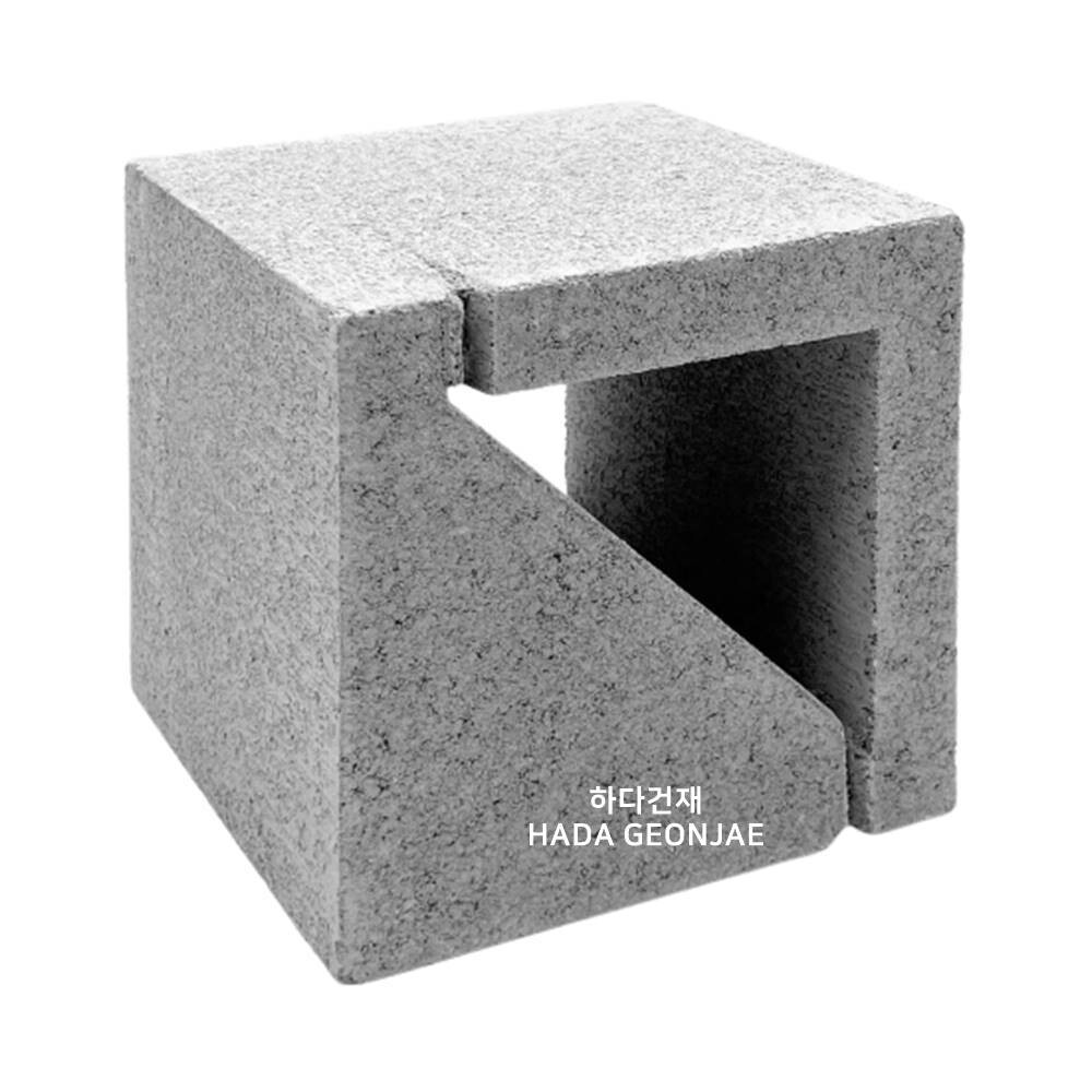 디자인블럭 콘크리트블럭 담장벽돌 Q6 / 하다건재 큐블럭