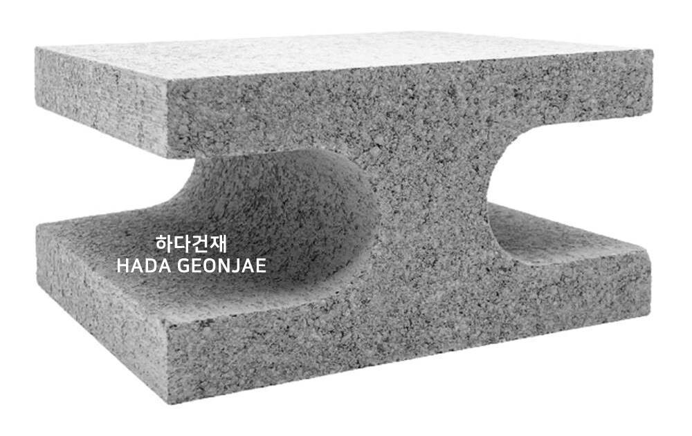 디자인블럭 콘크리트블럭 담장벽돌 Q7 / 하다건재 큐블럭