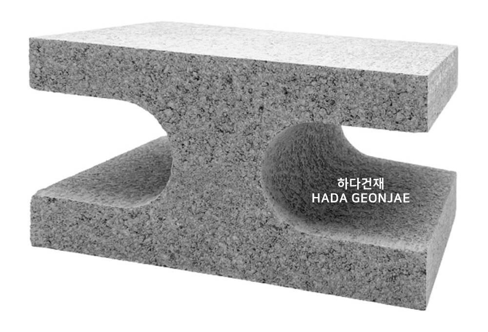 디자인블럭 콘크리트블럭 담장벽돌 Q7 / 하다건재 큐블럭
