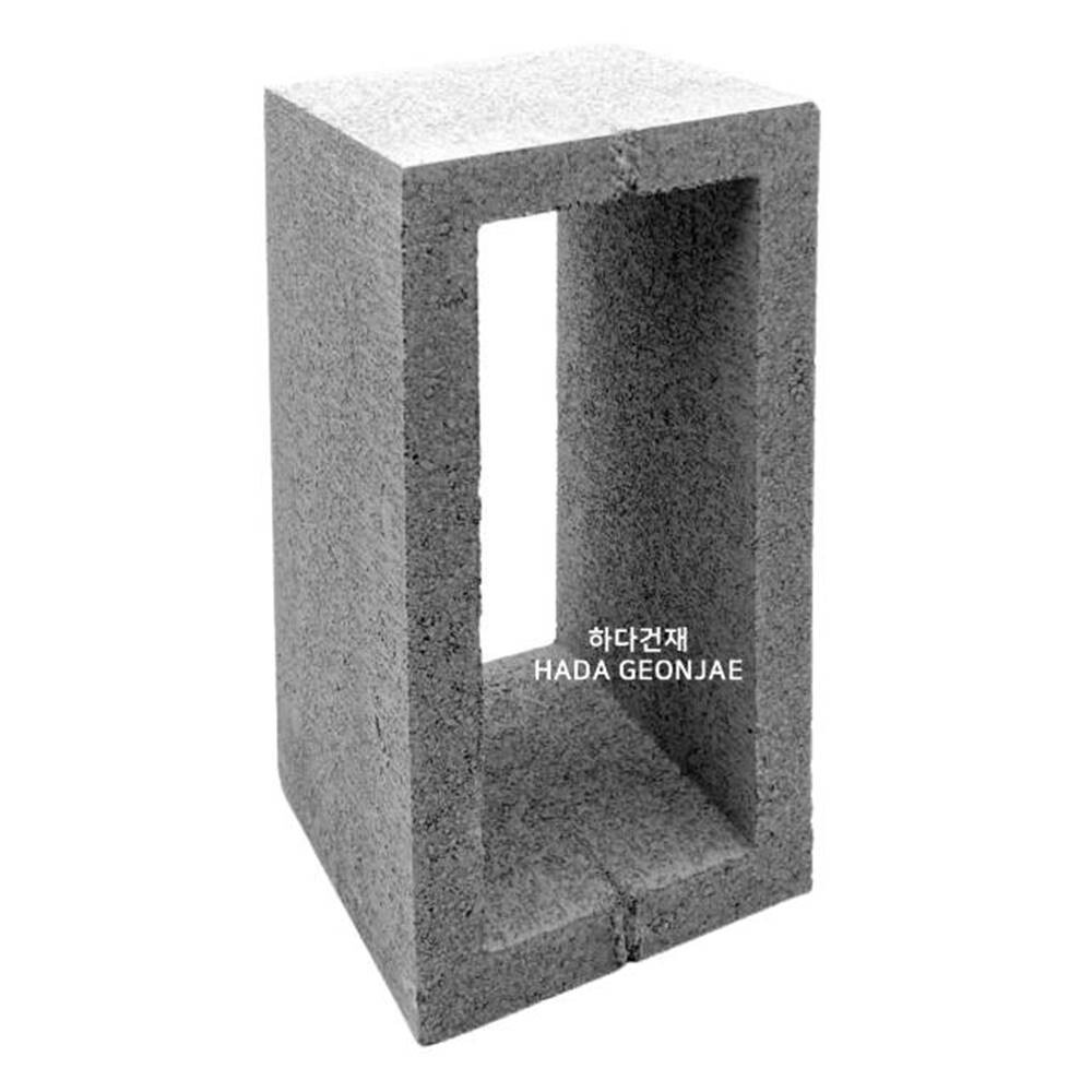 디자인블럭 콘크리트블럭 담장벽돌 Q4 / 하다건재 큐블럭