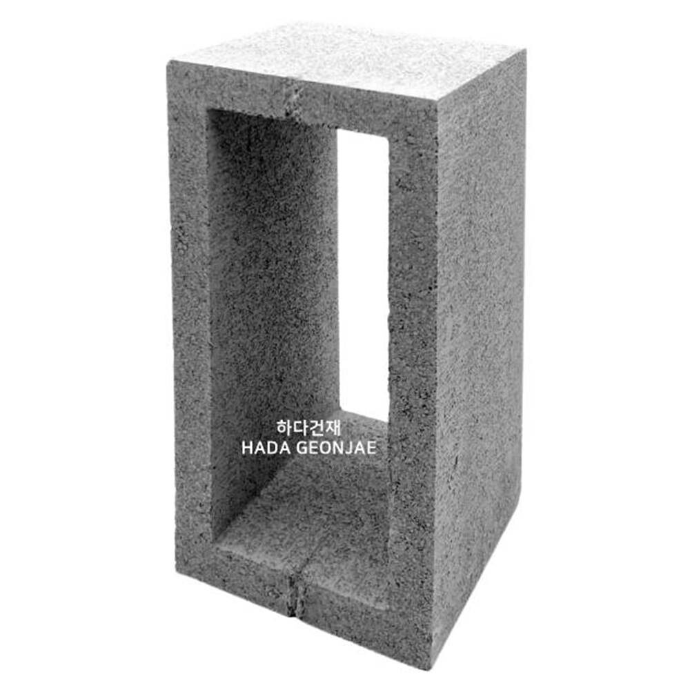 디자인블럭 콘크리트블럭 담장벽돌 Q4 / 하다건재 큐블럭