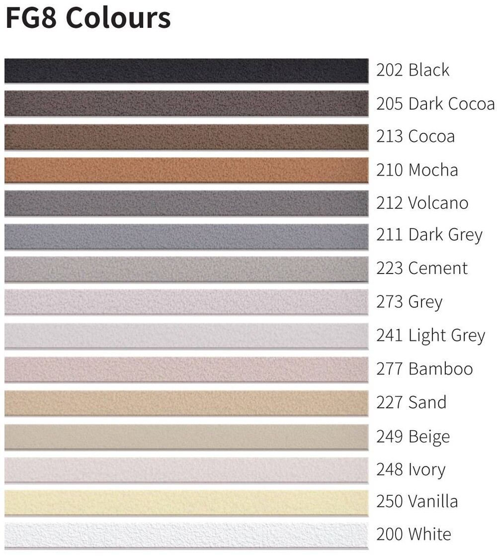 FG8 고탄성 칼라줄눈제 20kg 15색 선택가능 / 하다건재 아덱스