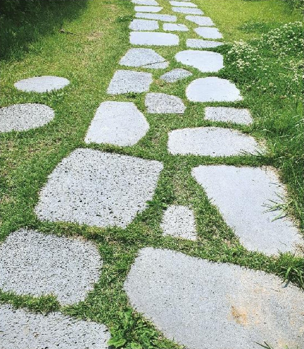 현무암 부정형 디딤돌 디딤석 / 하다건재 바닥재