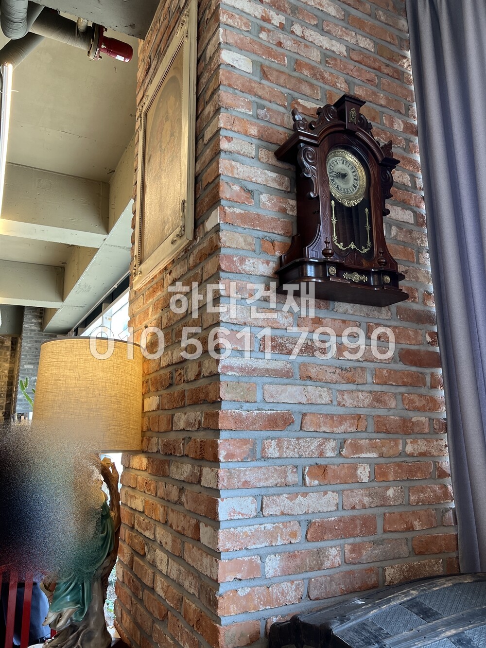고벽돌타일 적고벽돌타일 240x55x20~22T 홍고벽돌 / 하다건재 시공사례