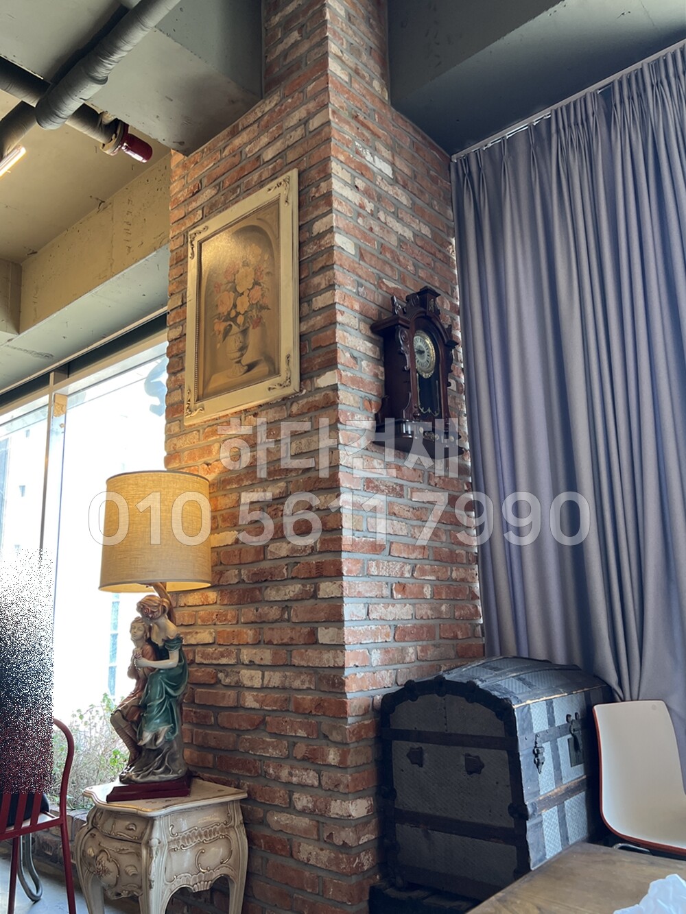 고벽돌타일 적고벽돌타일 240x55x20~22T 홍고벽돌 / 하다건재 시공사례