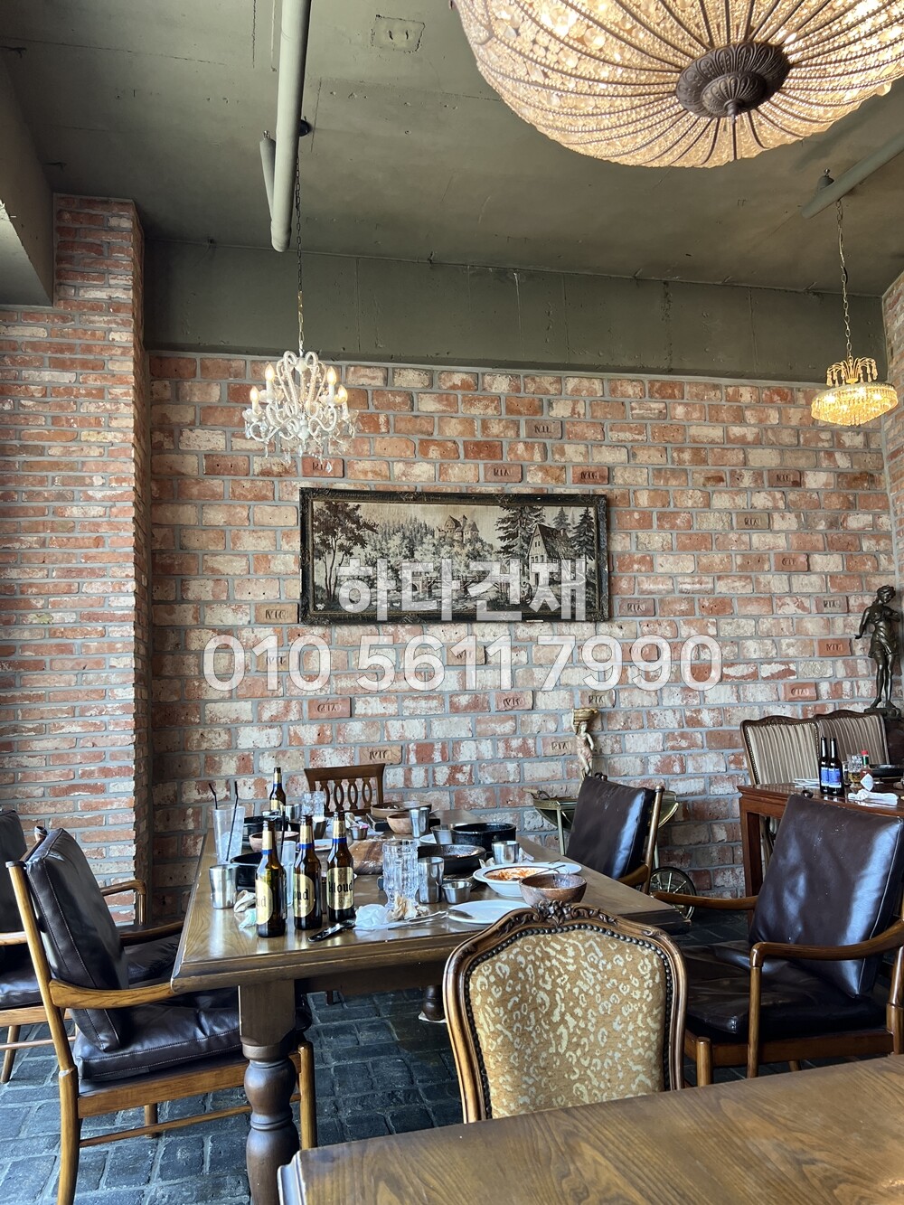 고벽돌 킹타일 240x110x20T 적고벽돌타일 / 하다건재 킹고벽돌타일 시공사례