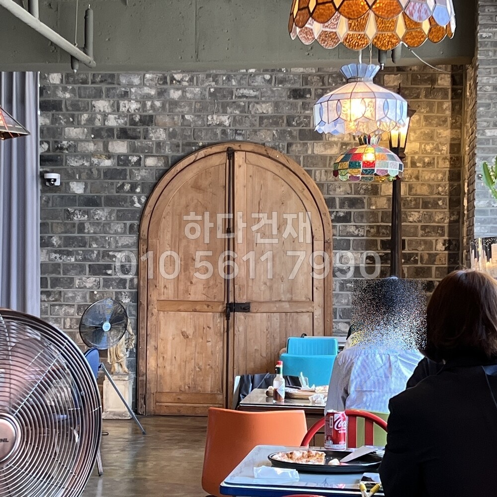 고벽돌 킹타일 240x110x20T 청고벽돌타일 / 하다건재 킹고벽돌타일 시공사례