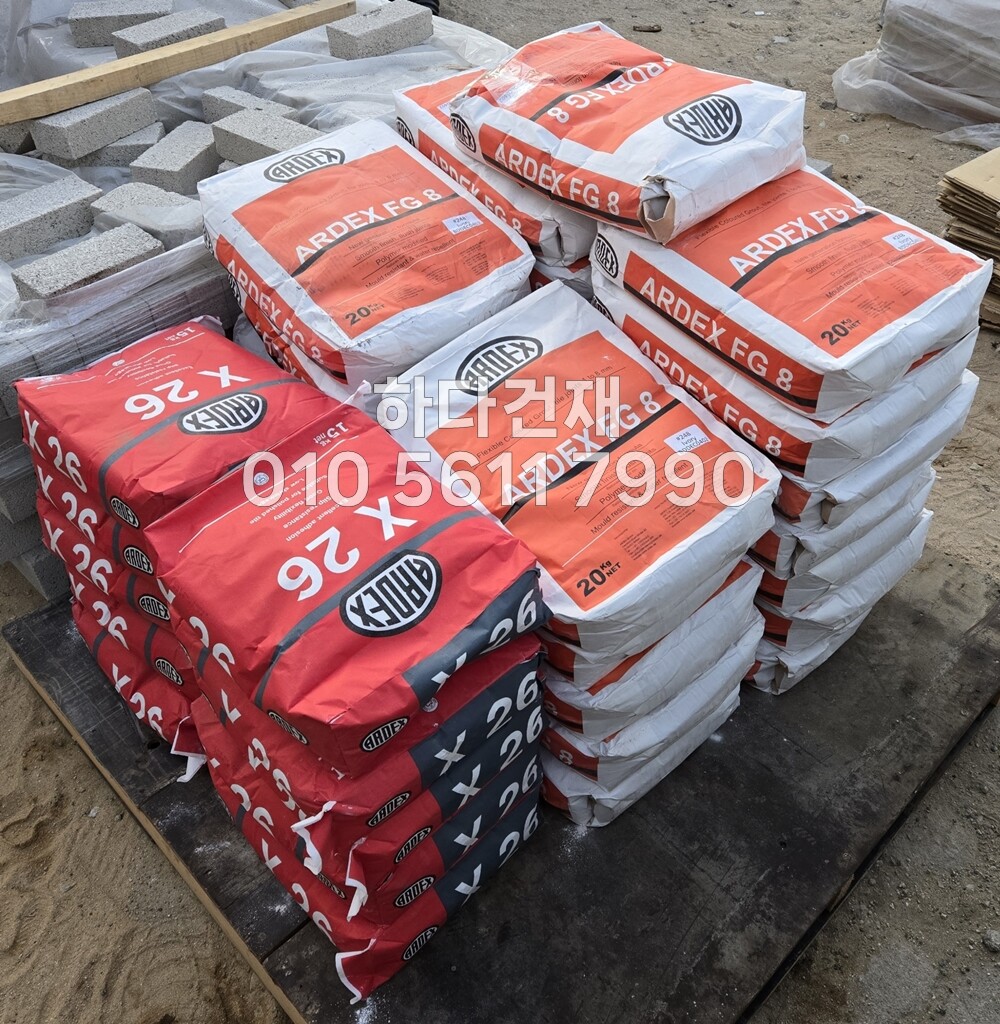 아덱스 X26 고탄성 벽돌타일접착제 / 하다건재