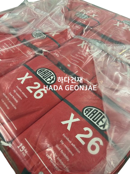 아덱스 X26 고탄성 벽돌타일접착제 / 하다건재 ARDEX