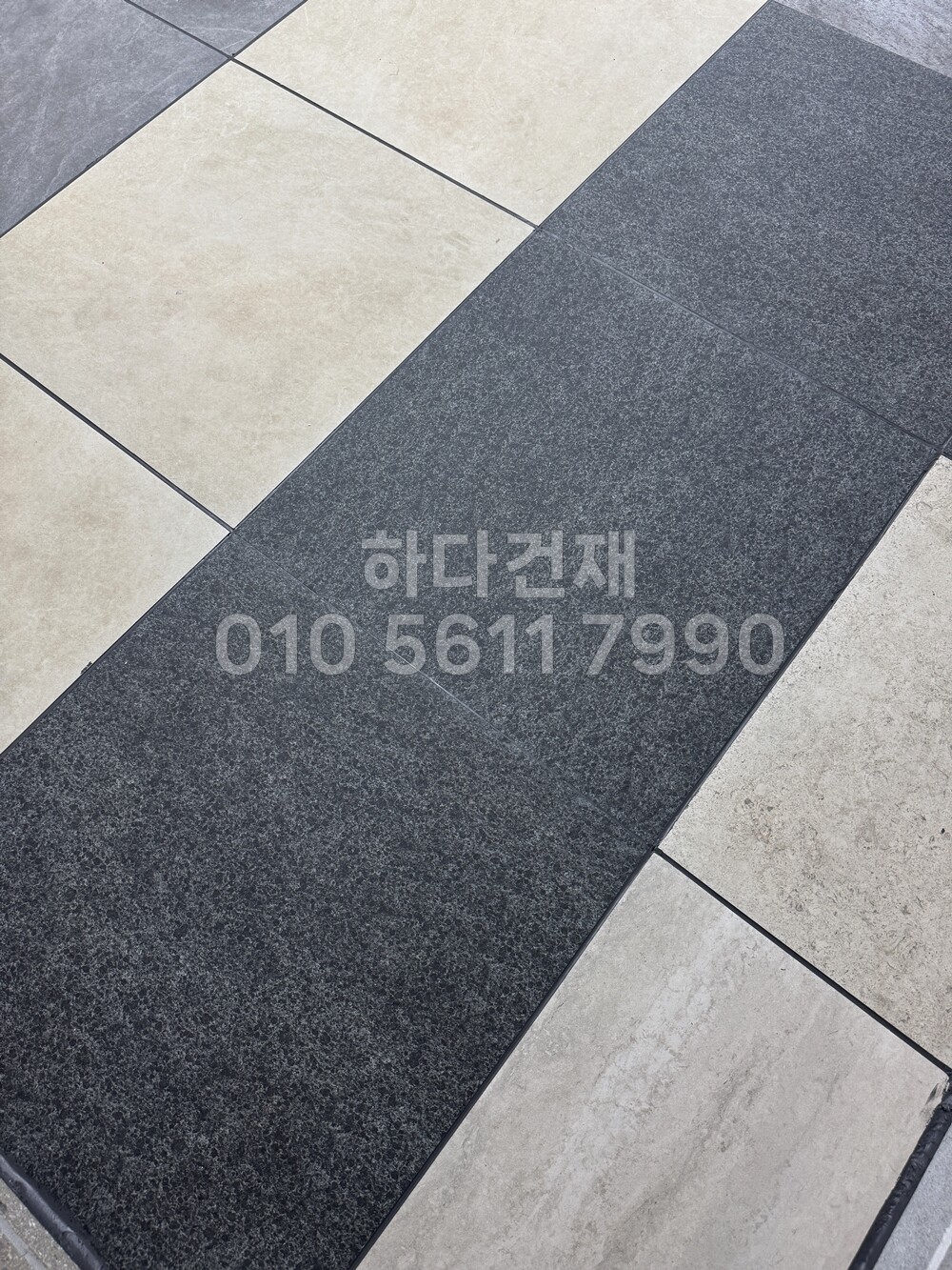 포세린타일 페데스탈타일 마천석 시공사례 / 하다건재