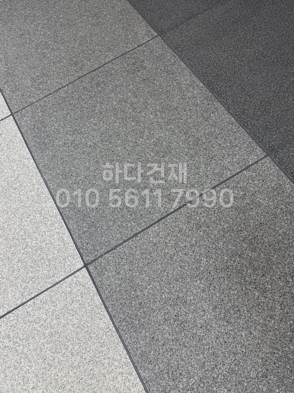 포세린타일 페데스탈타일 고흥석버너구이 시공사례 / 하다건재