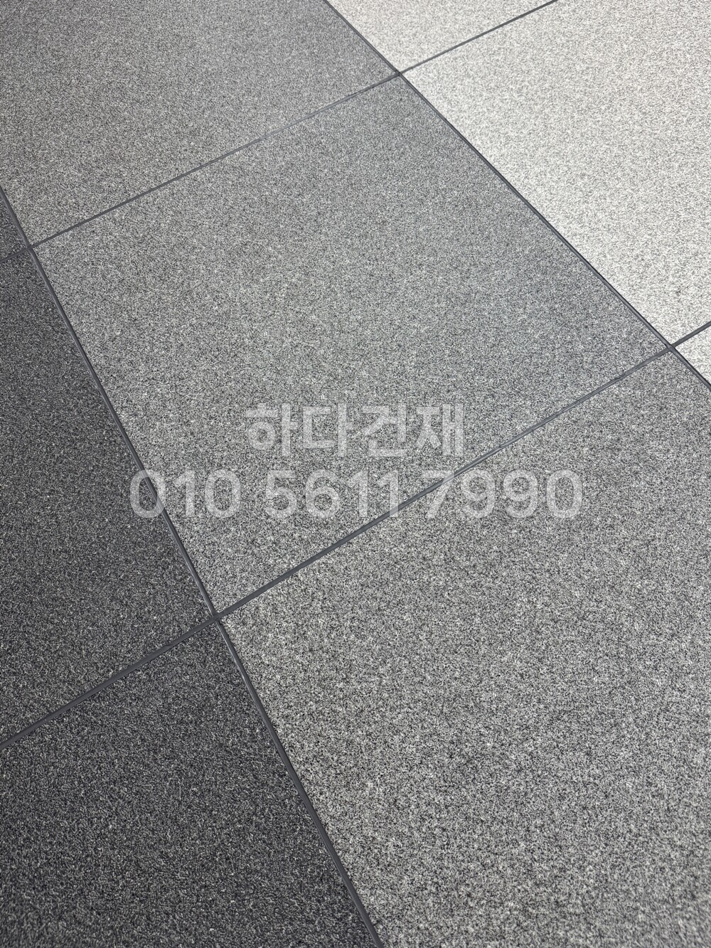 포세린타일 페데스탈타일 고흥석버너구이 시공사례 / 하다건재