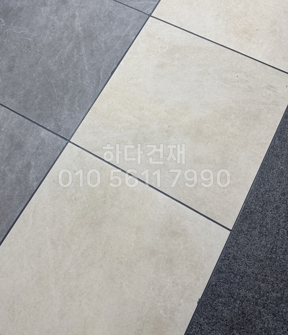 포세린타일 페데스탈타일 까사로마베이지 시공사례 / 하다건재