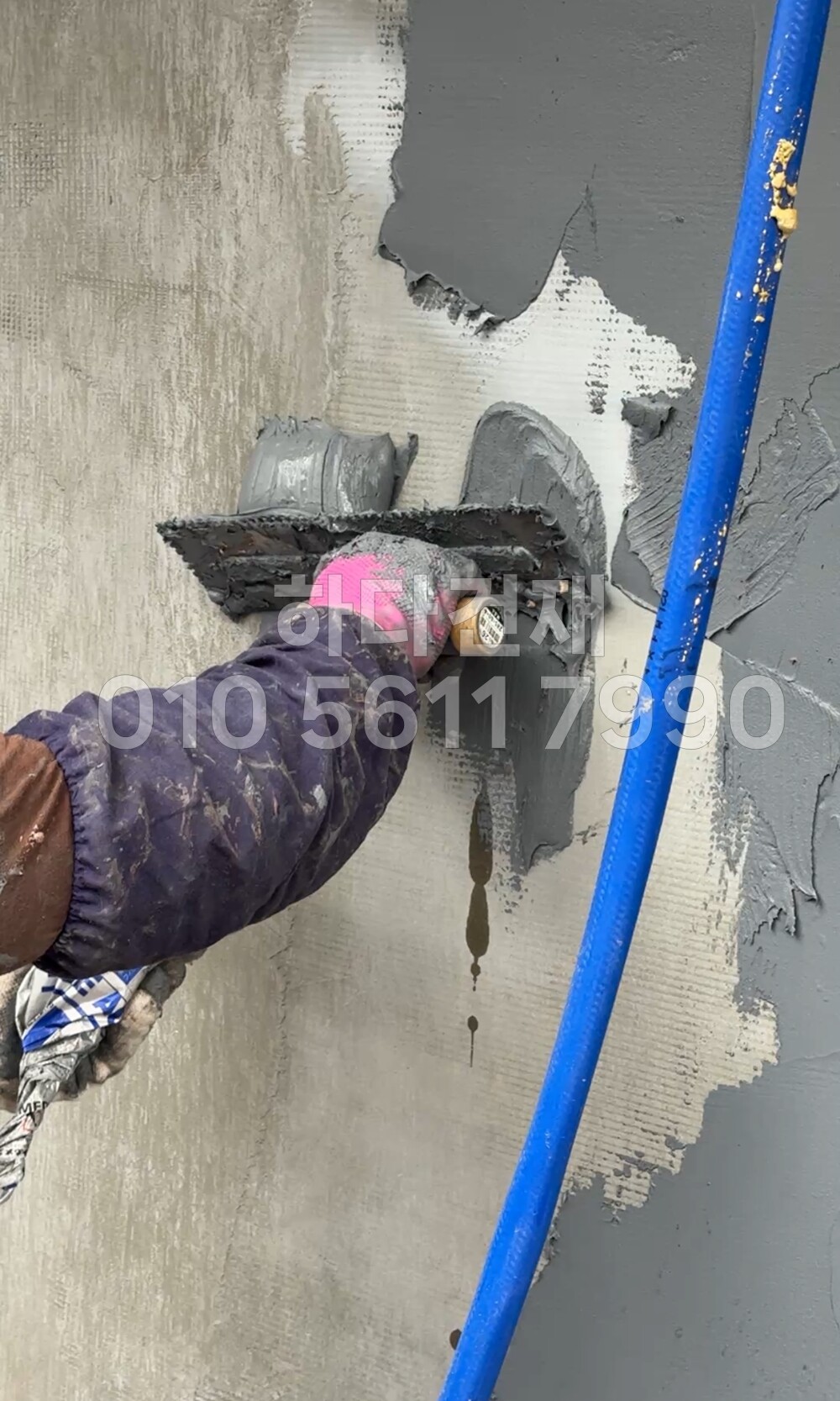 타일에이스프로 세메다인 그레이 / 하다건재 시공사례