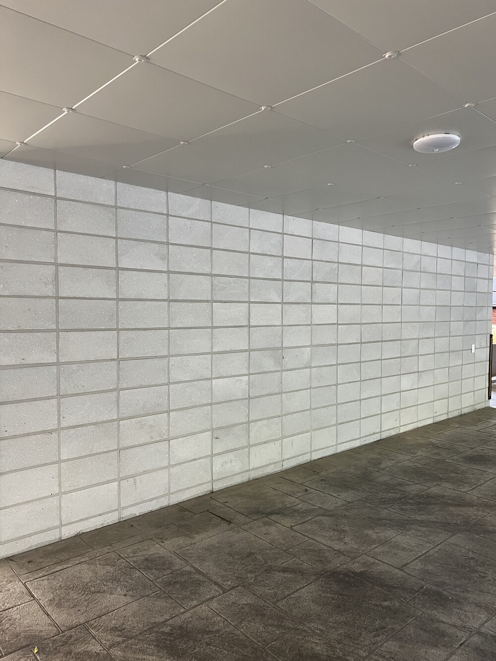 모노타일 점보 390x190x15T 화이트그레이 / 하다건재 시공사례